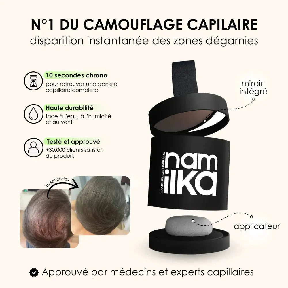 Namka™– le Camouflage Capillaire qui vous rajeunit.